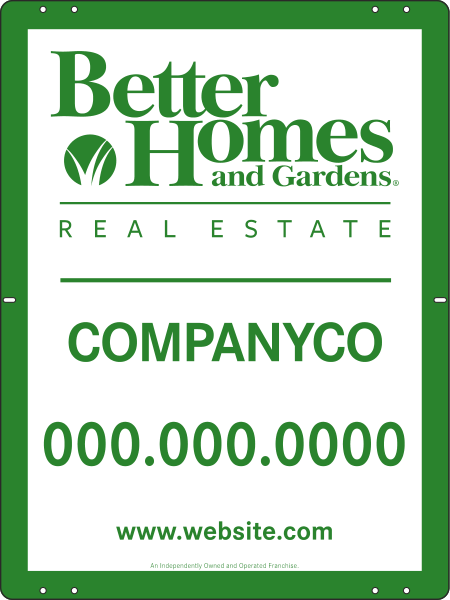 Sign Panel, 24 GA Steel 24"H X 18"W