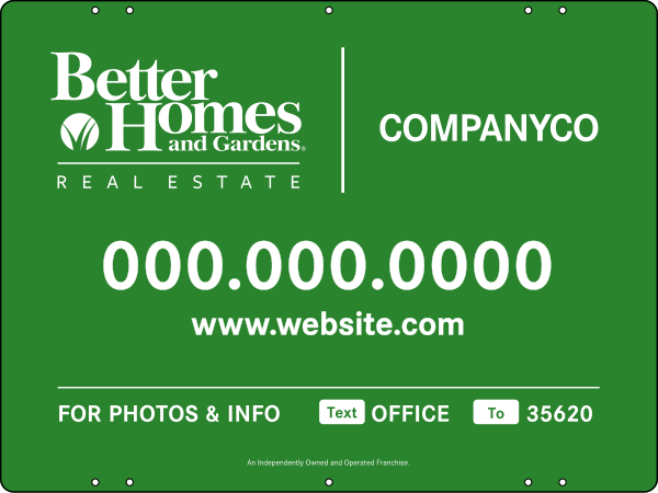 For Photos & Info Sign Panel, 18"H X 24"W, Steel