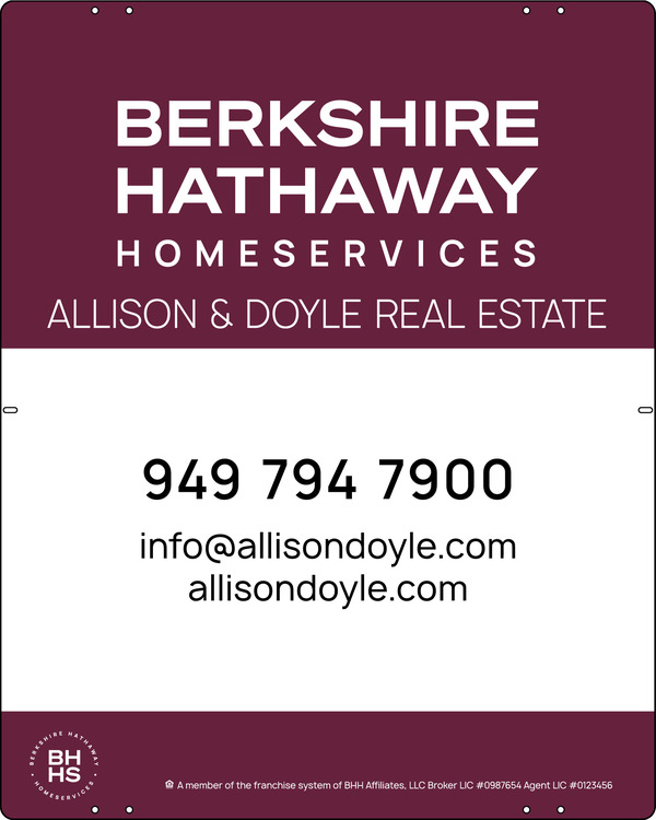 Office Sign Panel, 30"H X 24", Steel