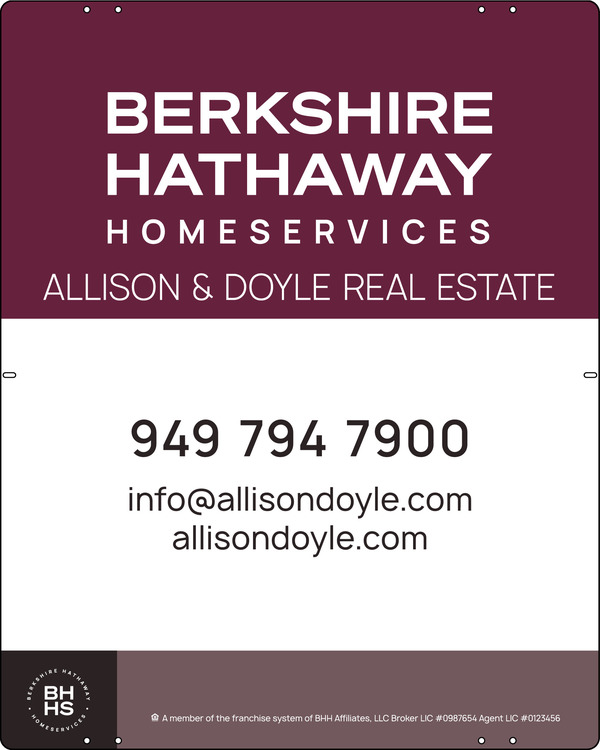 Office Sign Panel, 30"H X 24", Steel