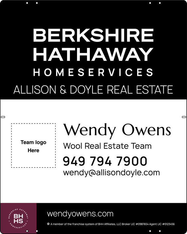 Team Logo Sign Panel, 30"H X 24", Steel