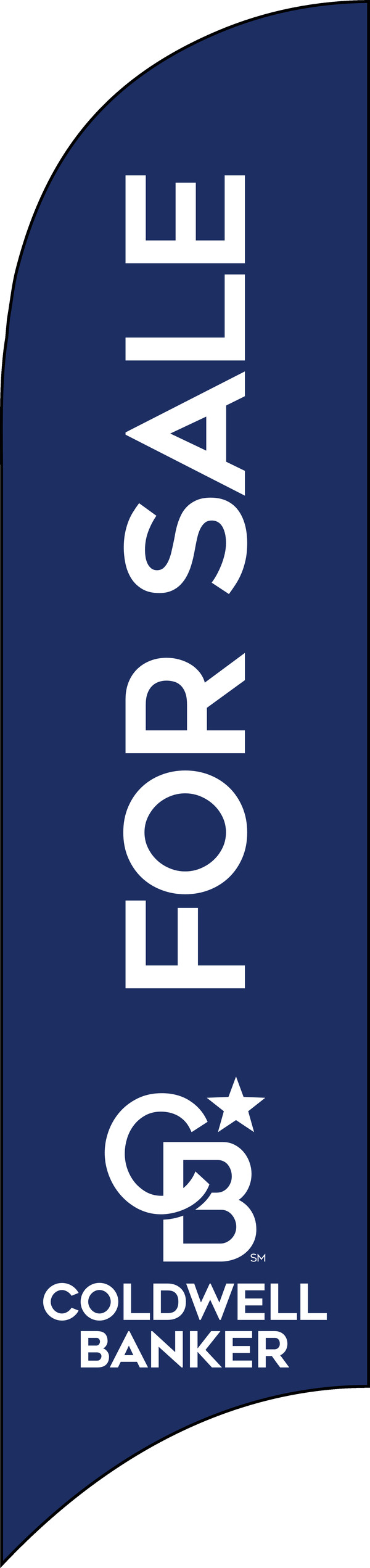 Coldwell Banker NRT Chicago Real Estate FOR SALE FEATHER FLAG ONLY, 10-foot