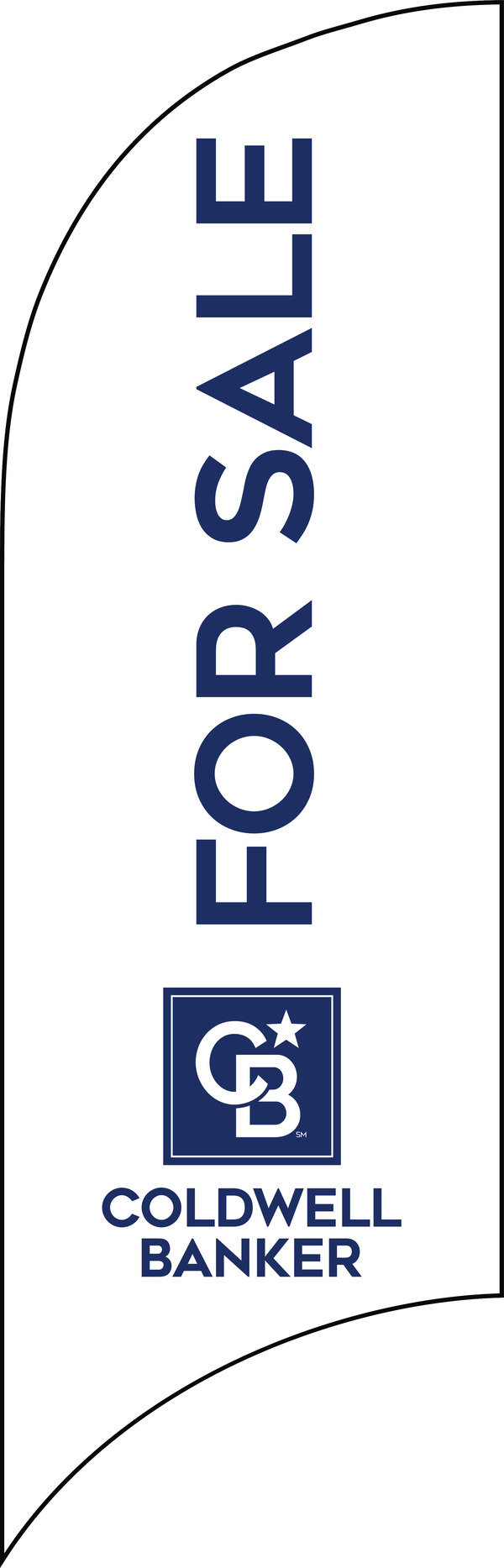 Coldwell Banker NRT Chicago Real Estate FOR SALE FEATHER FLAG ONLY, 7-foot
