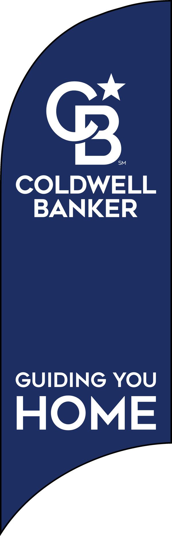 Coldwell Banker NRT Chicago Real Estate FEATHER FLAG ONLY, 7-foot