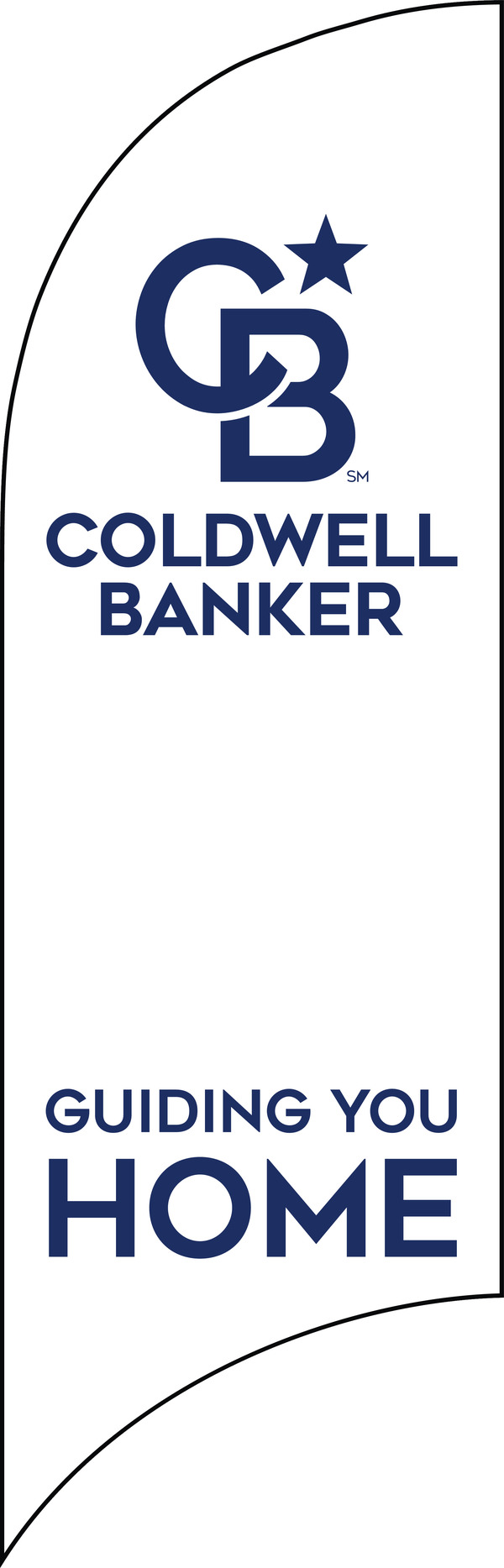 Coldwell Banker NRT Chicago Real Estate FEATHER FLAG ONLY, 7-foot