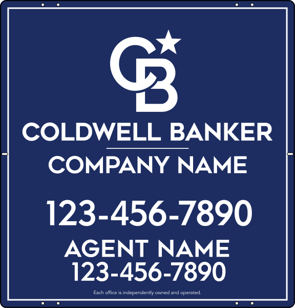 Agent Sign Panel, 25"H X 24"W, 3mm Aluminum Composite