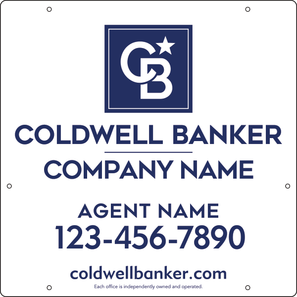 Agent Hanging Sign Panel, 24"H X 24"W, 3mm Aluminum Composite