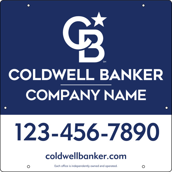 Reflective Office Hanging Sign Panel, 24"H X 24"W, .063 Aluminum