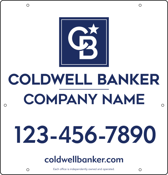 Reflective Office Hanging Sign Panel, 25"H X 24"W, 3mm Aluminum Composite