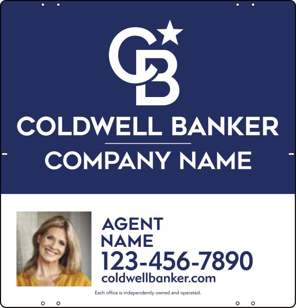 Agent Photo Sign Panel, 25"H X 24"W, 3mm Aluminum Composite