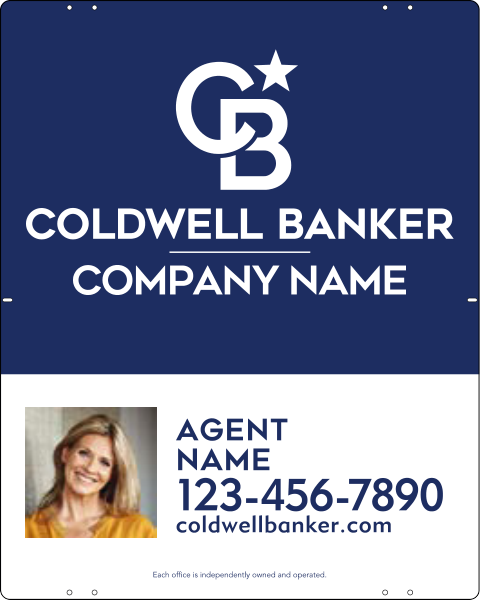 Reflective Agent Photo Sign Panel, 30"H X 24"W, 3mm Aluminum Composite