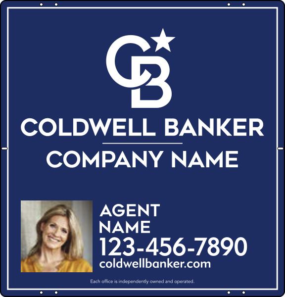 Agent Photo Sign Panel, 25"H X 24"W, 3mm Aluminum Composite