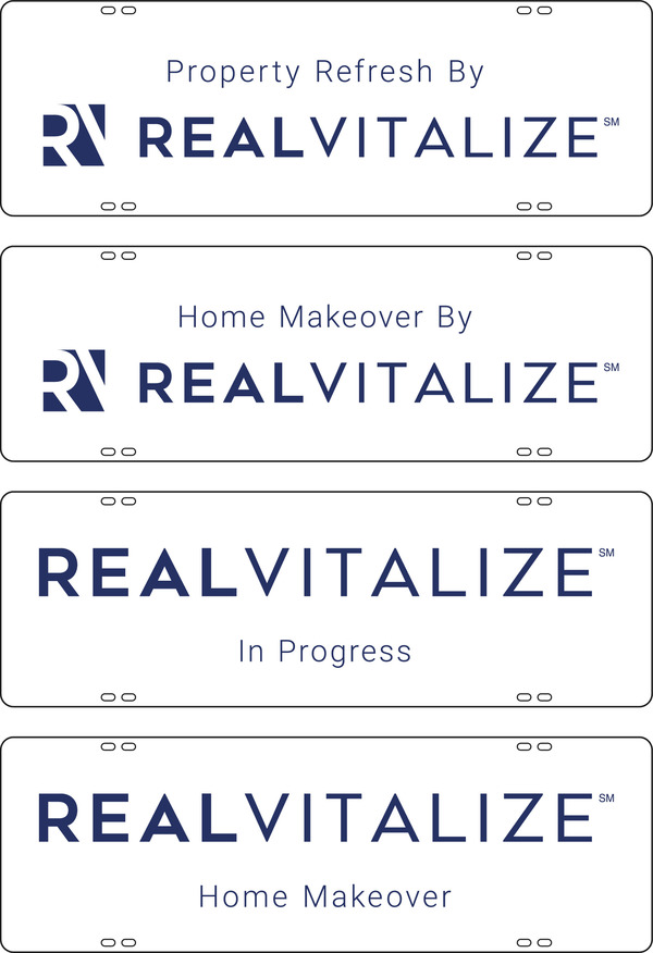 Coldwell Banker NRT Chicago Realvitalize Message Sign Riders, 8"h x 24"w, 3MM Aluminum Composite