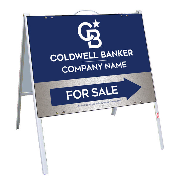 A-Frame And Office For Sale Sign Panel Unit, 18"H X 24"W, .050 Poly