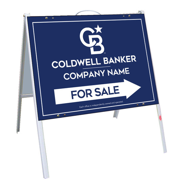 A-Frame And Office For Sale Sign Panel Unit, 18"H X 24"W, .050 Poly