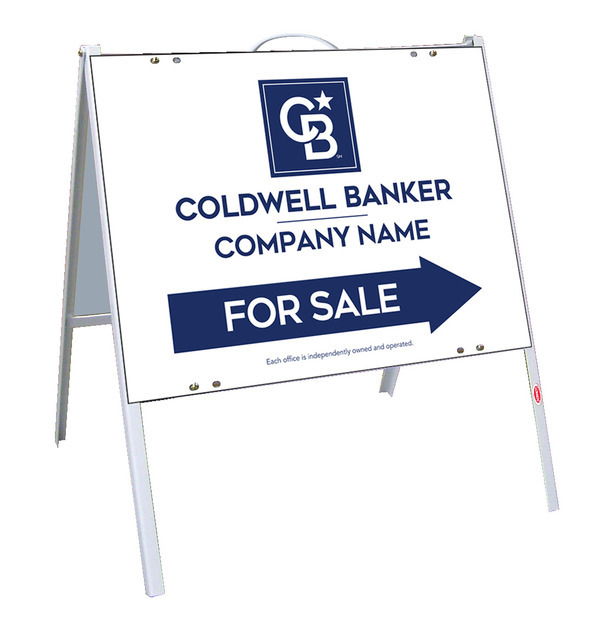 A-Frame And Office For Sale Sign Panel Unit, 18"H X 24"W, .050 Poly
