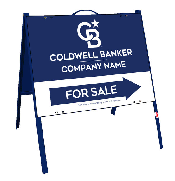 A-Frame And Office For Sale Sign Panel Unit, 18"H X 24"W, .050 Poly