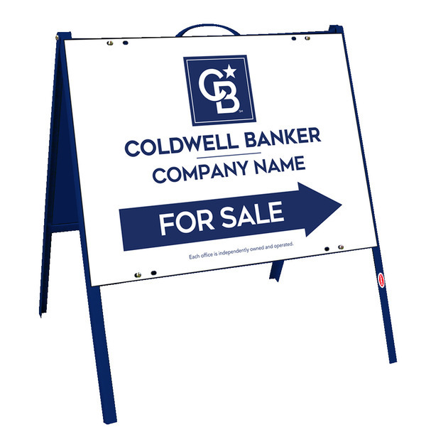 A-Frame And Office For Sale Sign Panel Unit, 18"H X 24"W, .050 Poly
