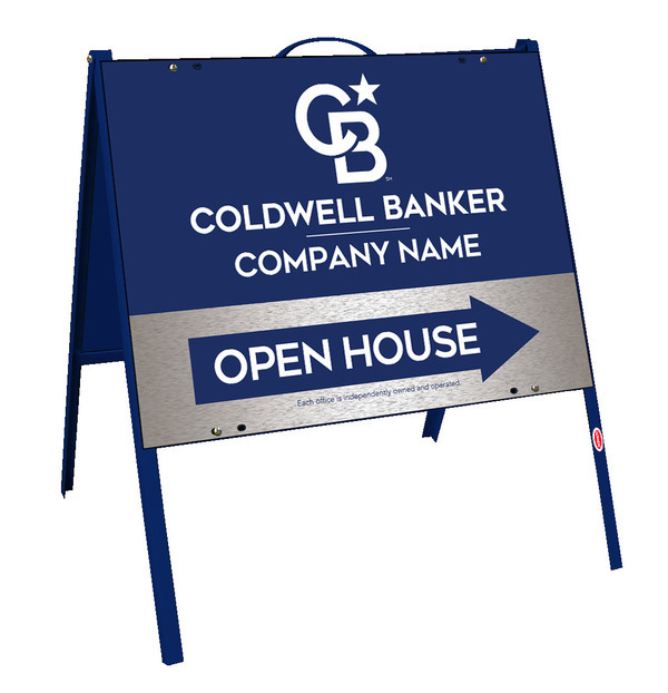A-Frame And Office Open House Sign Panel Unit, 18"H X 24"W, .050 Poly