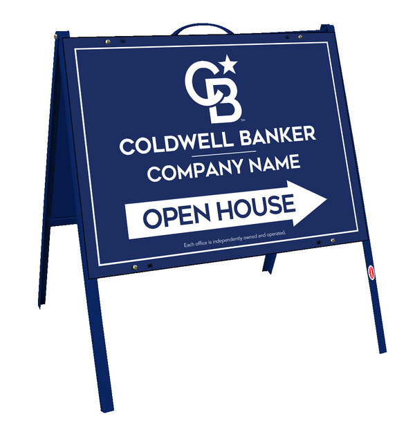 A-Frame And Office Open House Sign Panel Unit, 18"H X 24"W, .050 Poly