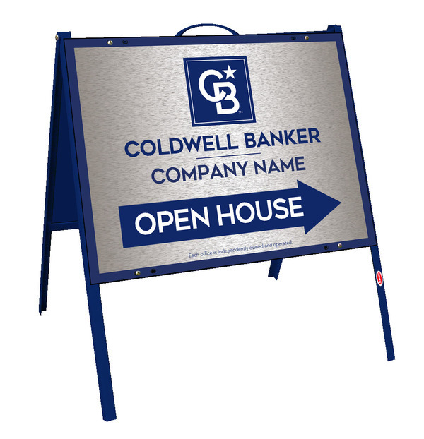 A-Frame And Office Open House Sign Panel Unit, 18"H X 24"W, .050 Poly