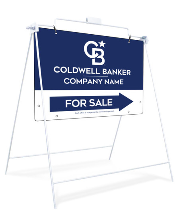Swinging A-Frame And Office For Sale Sign Panel Unit, 18"H X 24"W, Steel