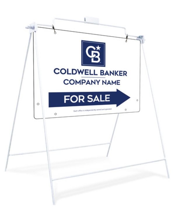 Swinging A-Frame And Office For Sale Sign Panel Unit, 18"H X 24"W, Steel