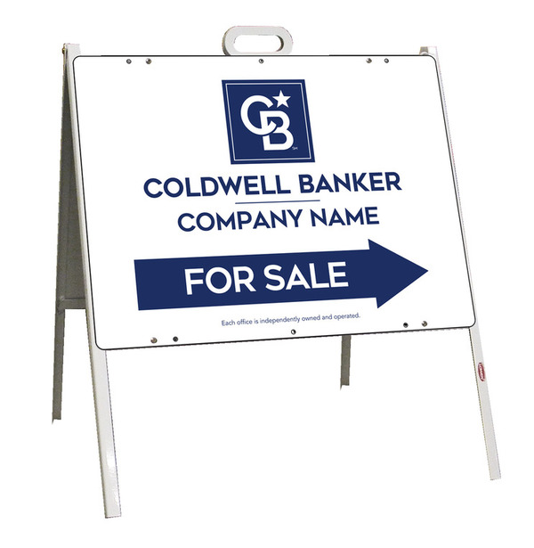 A-Frame And Office For Sale Sign Panel Unit, 18"H X 24"W, Steel