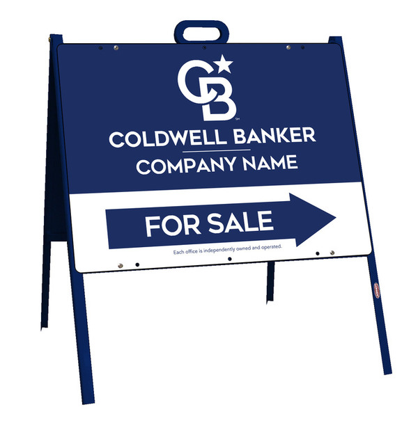 A-Frame And Office For Sale Sign Panel Unit, 18"H X 24"W, Steel
