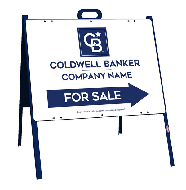 A-Frame And Office For Sale Sign Panel Unit, 18"H X 24"W, Steel