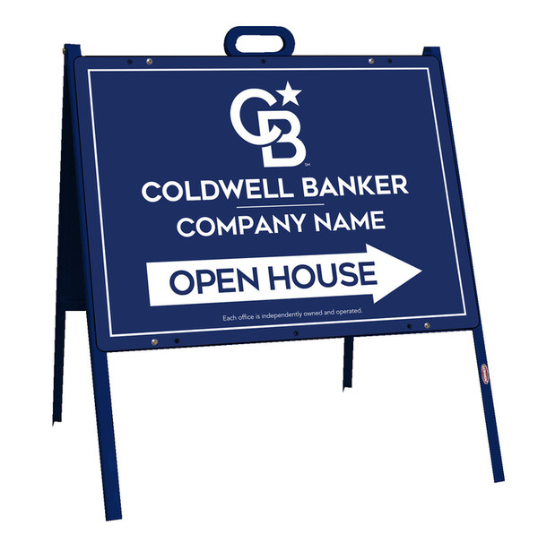 A-Frame And Office Open House Sign Panel Unit, 18"H X 24"W, Steel