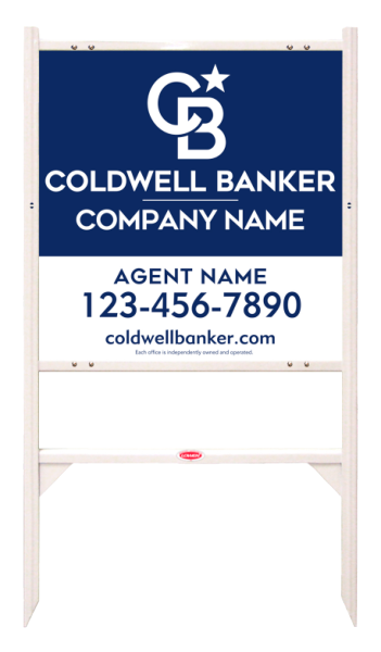 Angle Iron Frame And Agent Sign Panel Unit, 24"H X 24"W, 3mm Aluminum Composite