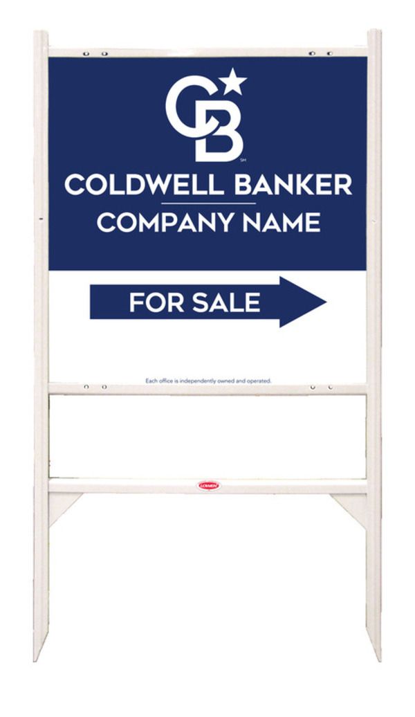 Angle Iron Frame And Office For Sale Sign Panel Unit, 24"H X 24"W, Steel