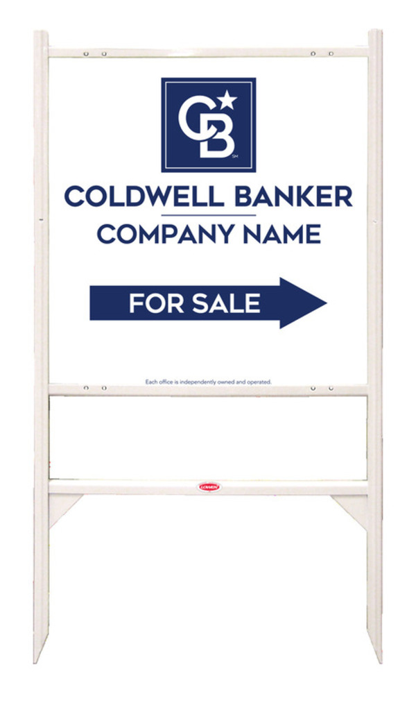 Angle Iron Frame And Office For Sale Sign Panel Unit, 24"H X 24"W, Steel