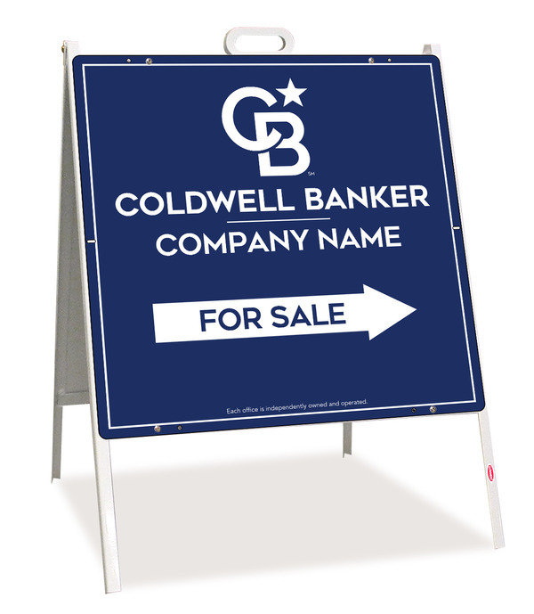 A-Frame And Office For Sale Sign Panel Unit, 24"H X 24"W, Steel