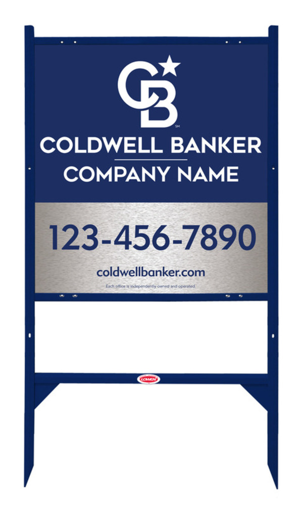 Angle Iron Frame And Office Sign Panel Unit, 25"H X 24"W, Brushed Aluminum Composite