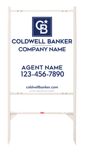 Angle Iron Frame And Reflective Agent Sign Panel Unit, 30"H X 24"W, 3mm Aluminum Composite