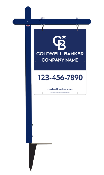 Sign Post And Office Sign Panel Unit, 30"H X 24"W, 3mm Aluminum Composite