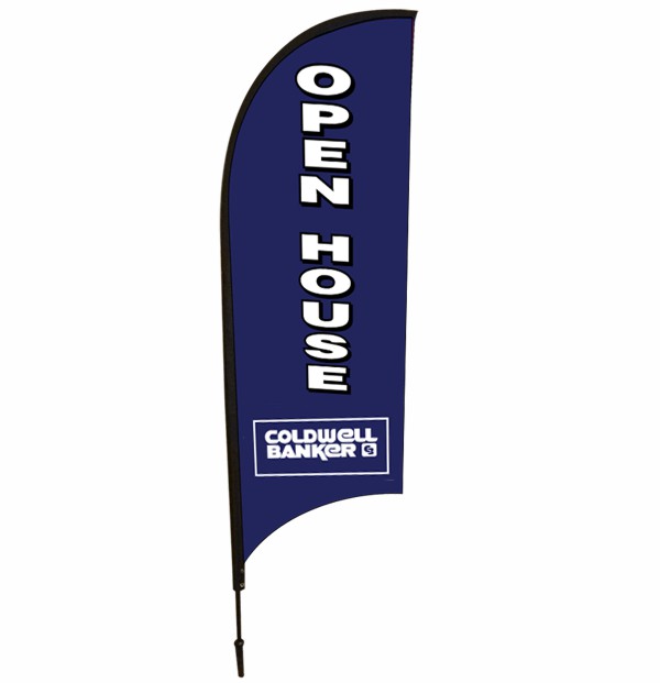 Coldwell Banker OPEN HOUSE FEATHER FLAG AND POLE, 9foot 25282300
