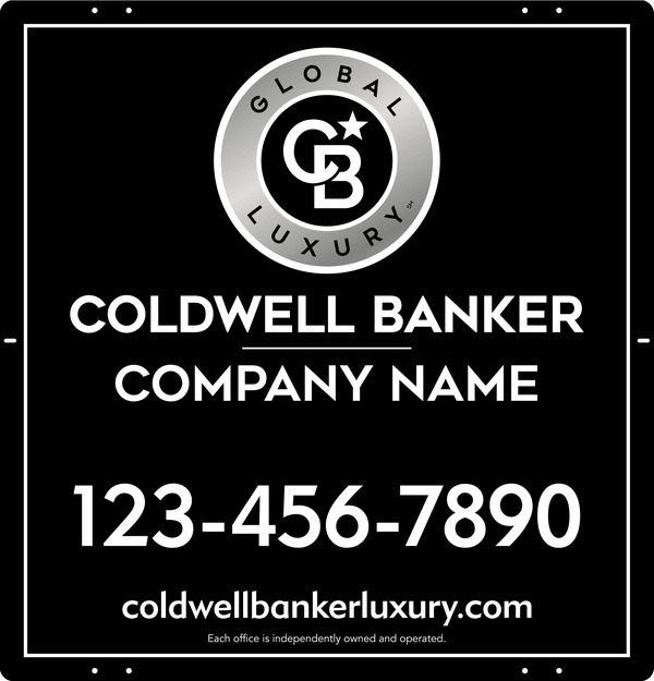 Reflective Office Sign Panel, 25"H X 24"W, 3mm Aluminum Composite