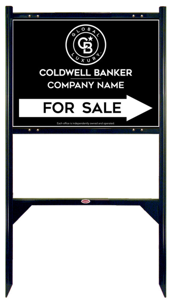 Angle Iron Frame And Office For Sale Sign Panel Unit, 18"H X 24"W, Steel