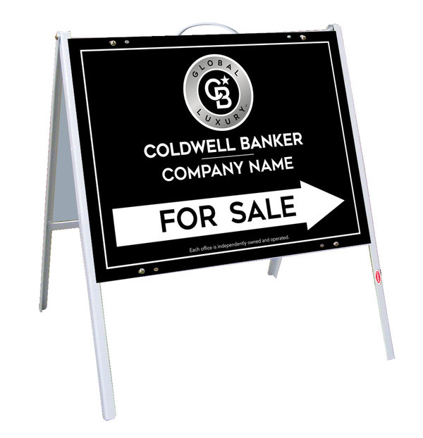 A-Frame And Office For Sale Sign Panel Unit, 18"H X 24"W, .050 Poly