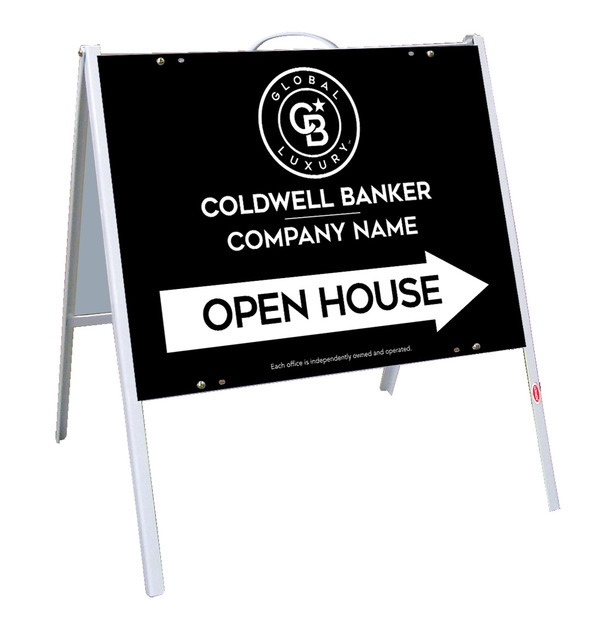 A-Frame And Office Open House Sign Panel Unit, 18"H X 24"W, .050 Poly