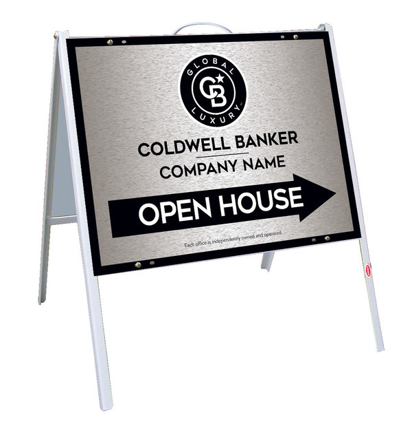 A-Frame And Office Open House Sign Panel Unit, 18"H X 24"W, .050 Poly
