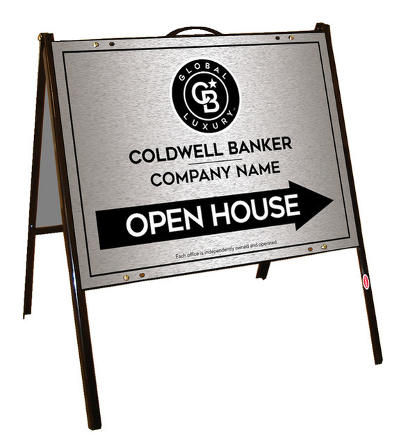 A-Frame And Office Open House Sign Panel Unit, 18"H X 24"W, .050 Poly