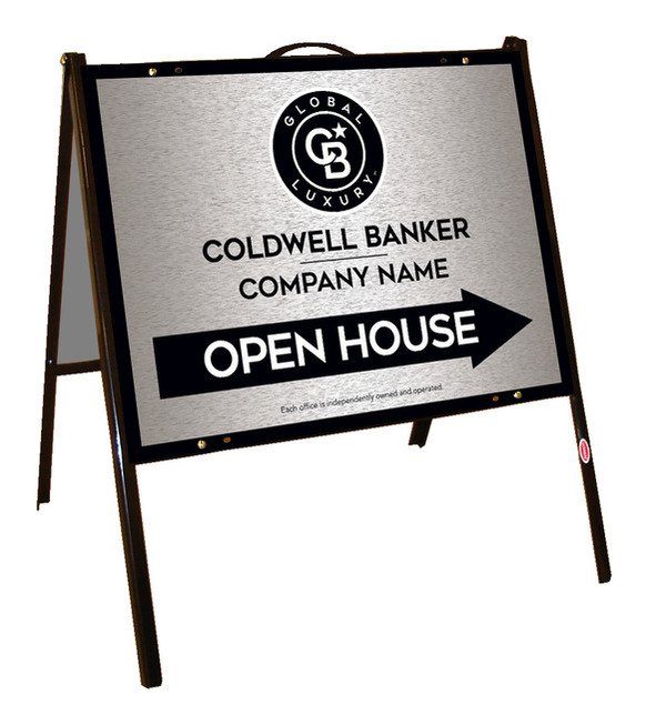 A-Frame And Office Open House Sign Panel Unit, 18"H X 24"W, .050 Poly