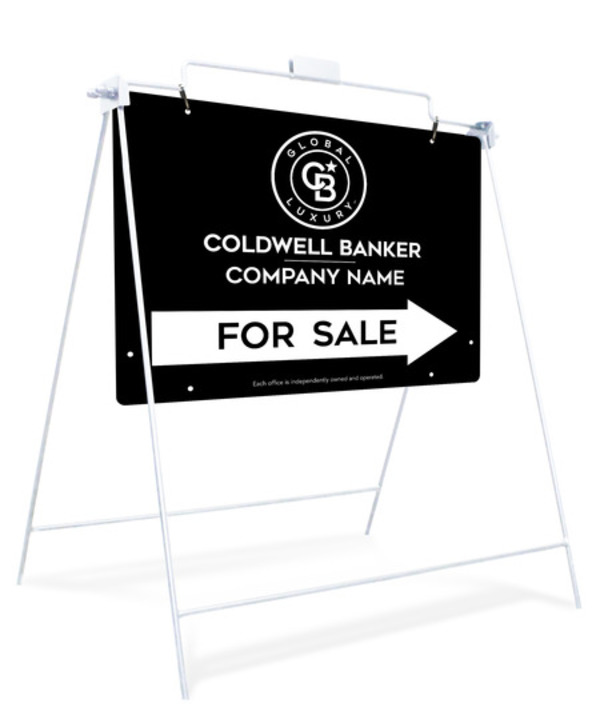 Swinging A-Frame And Office For Sale Sign Panel Unit, 18"H X 24"W, Steel