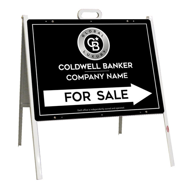 A-Frame And Office For Sale Sign Panel Unit, 18"H X 24"W, Steel