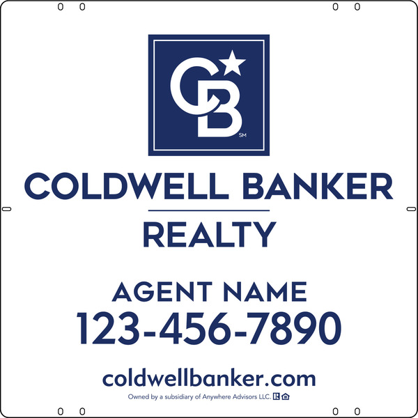 Agent Sign Panel, 24"H X 24"W, Poly