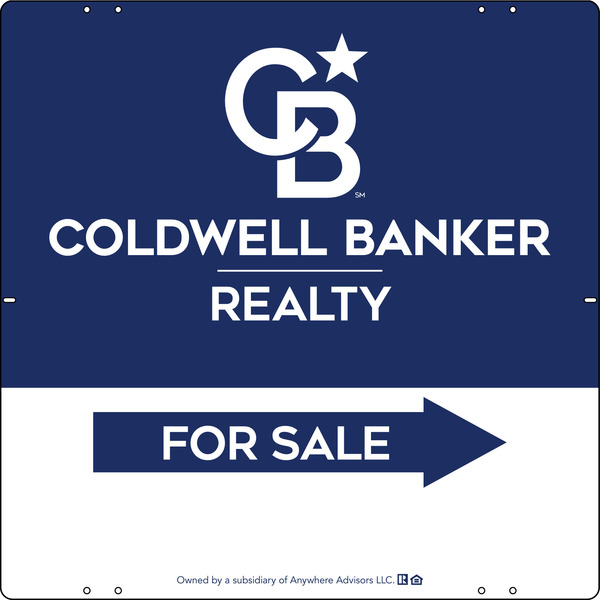 Directional Office For Sale Sign Panel, 24"H X 24"W, Steel